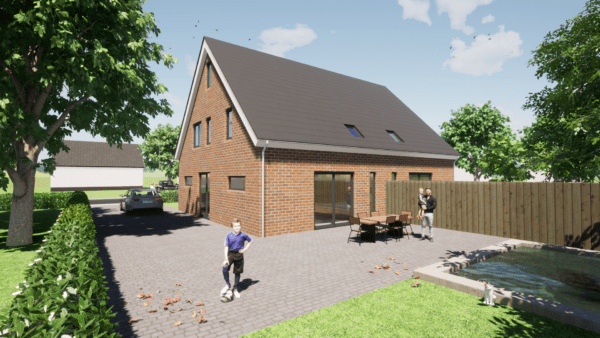 01a Achterkant woningtype F2