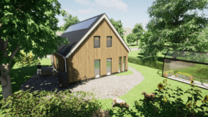 01a Achterkant woningtype C1 ECO