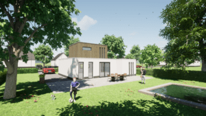 01a Achterkant woningtype D2